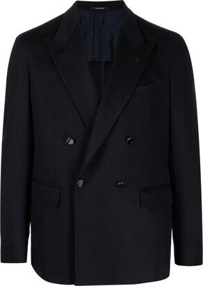 Single-Breasted Peak-Lapels Blazer-AA