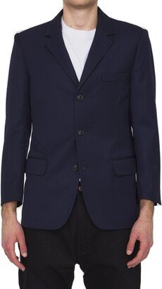 Single-Breasted Tailored Blazer-BK