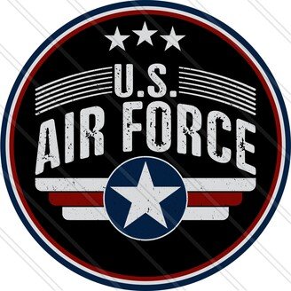 Us Air Force - Active United States American Pride Patriotic Sign Flag Metal