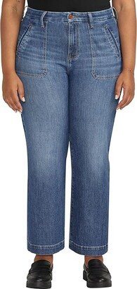 Sophia High-Rise Wide Leg Jeans (Tidal Blue) Women's Jeans