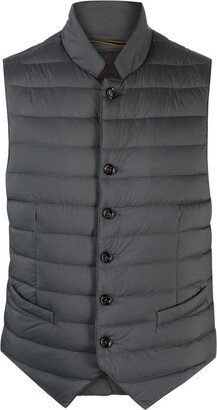 Padded Buttoned Down Gilet