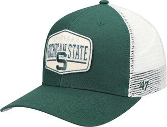 Men's Green Michigan State Spartans Shumay Mvp Trucker Snapback Hat