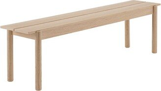 Linear Wood Bench