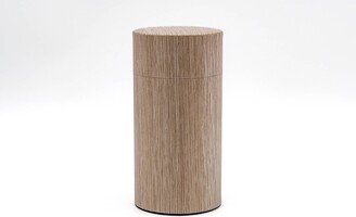 Japanese Chazutsu - 江東堂 Kotodo Natural Wood Oak Wrapped Metal Tea Canister 200G