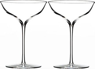 Waterford Crystal Elegance Champagne Coupe, Set of 2