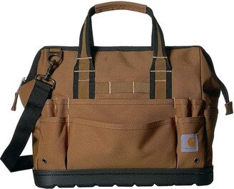 16-Inch Molded Base Heavyweight Tool Bag Brown) Athletic Handbags