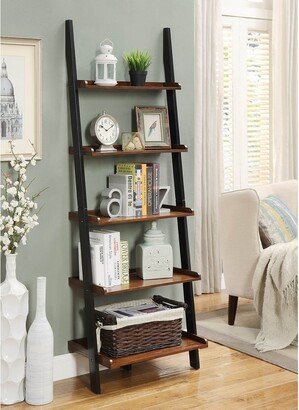 Porch & Den Jon Wooden Bookshelf Ladder