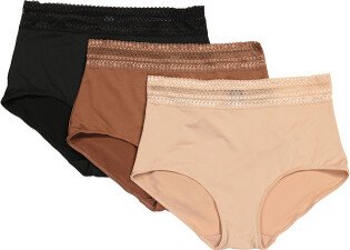 3pk Top The Top Smoothing Briefs for Women