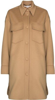 Kerry button-up wool coat