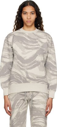 4 Moncler HYKE Gray Printed Sweatshirt