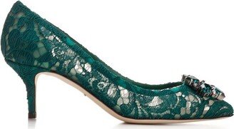 Bellucci Lace Embellished Pumps-AB