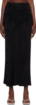 Black Sirene Maxi Skirt