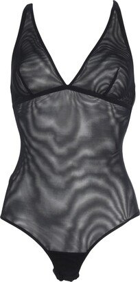 Lingerie Bodysuit Black-AO