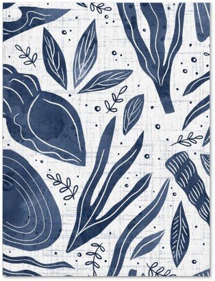 Journals: Sea Shells - Navy Journal, Blue