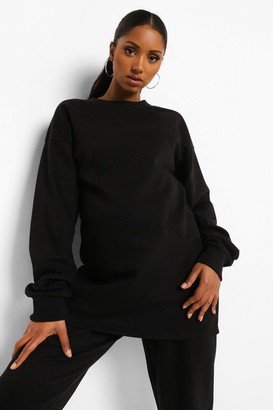 Maternity Oversized Crew Neck Sweat Top