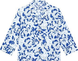 Nêge Paris Women's Blue / White Pyjama Shirt Archipel