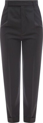 High Waist Tailored Pants-AA