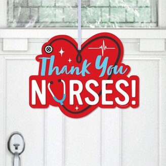 Big Dot Of Happiness Thank You Nurses - Nurse Appreciation Week Outdoor Front Door Decor - 1 Pc Sign