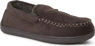 Men's Niles Corduroy Moccasin Slippers