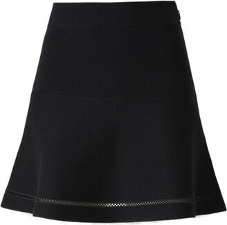 Cut-Out Detailed A-Line Mini Skirt