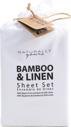 Rayon Linen Blend Sheet Set