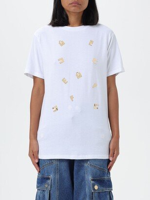 cotton t-shirt with applied monogram