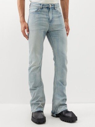 Frayed-hem Slim-leg Jeans