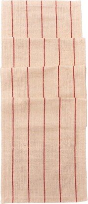 carol & frank 13 x 72 Jute Crimson Kitchen Table Runner