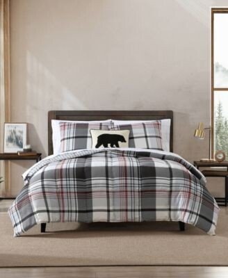 Normandy Plaid Micro Suede Reversible Comforter Sets