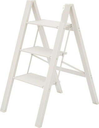 No 3 Step Aluminum Portable Lightweight Ladder for Kitchen