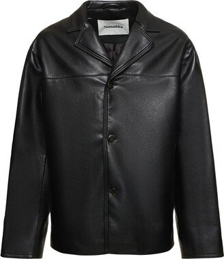 Regenerated leather jacket