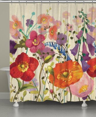Blossoming Shower Curtain - Multi/flw
