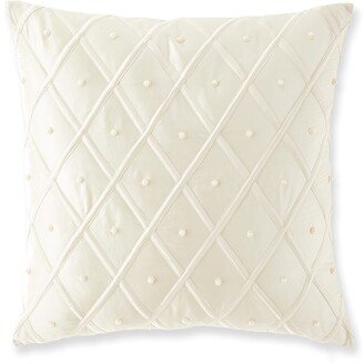 Catherine's Palace Pearl Lattice Euro Sham