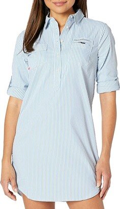 Harbor Shirt Cover-Up (Cornflower/White Cap) Women's Swimwear