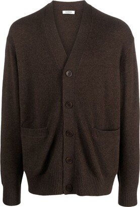 V-neck knitted cardigan-AT