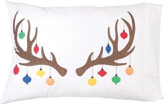 20 x 30 Reindeer Ornament Christmas Holiday Pillowcase