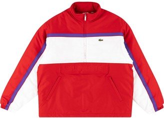 x Lacoste puffy half-zip pullover