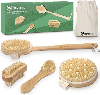 Nevlers Exfoliating Dry Body Brush Set-AA