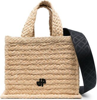 Small Raffia Tote Bag