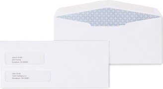 MyOfficeInnovations #10 Envelope Double Window Security-Tint Gummed Envelopes 500/Box 892095