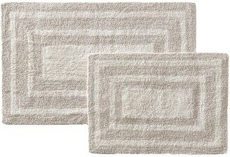 Logan Tufted Cotton Bath Rug Set, Pack of 2