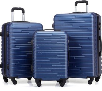 EDWINRAY 3-piece Luggage Set, Spinner Luggage Travel Suitcase Set