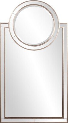 Allan Andrews Neopolitan Rectangle Vanity Mirror - Silver