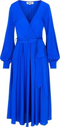 Lilypad Midi Dress - Royal