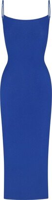 Soft Lounge Backless Dress | Cobalt