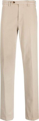 Straight-Leg Cotton Chino Trousers-AF