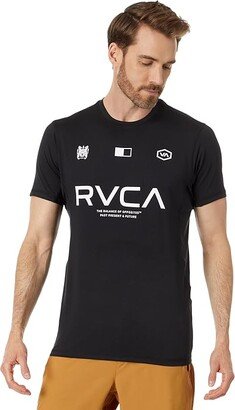 Vent Badge S/S Tee (Black) Men's Clothing