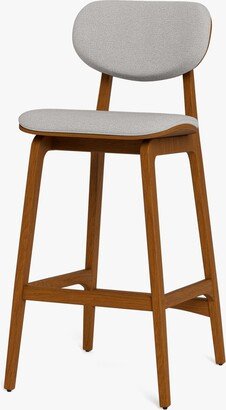 Scandinavian Bar Stool Light Grey