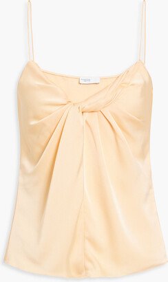 Twist-front satin camisole