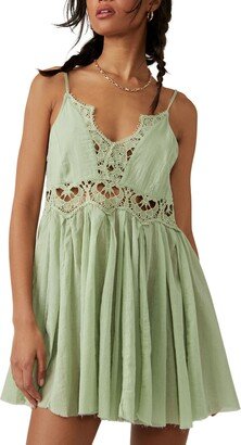 Ilektra Lace Inset Cotton Chemise